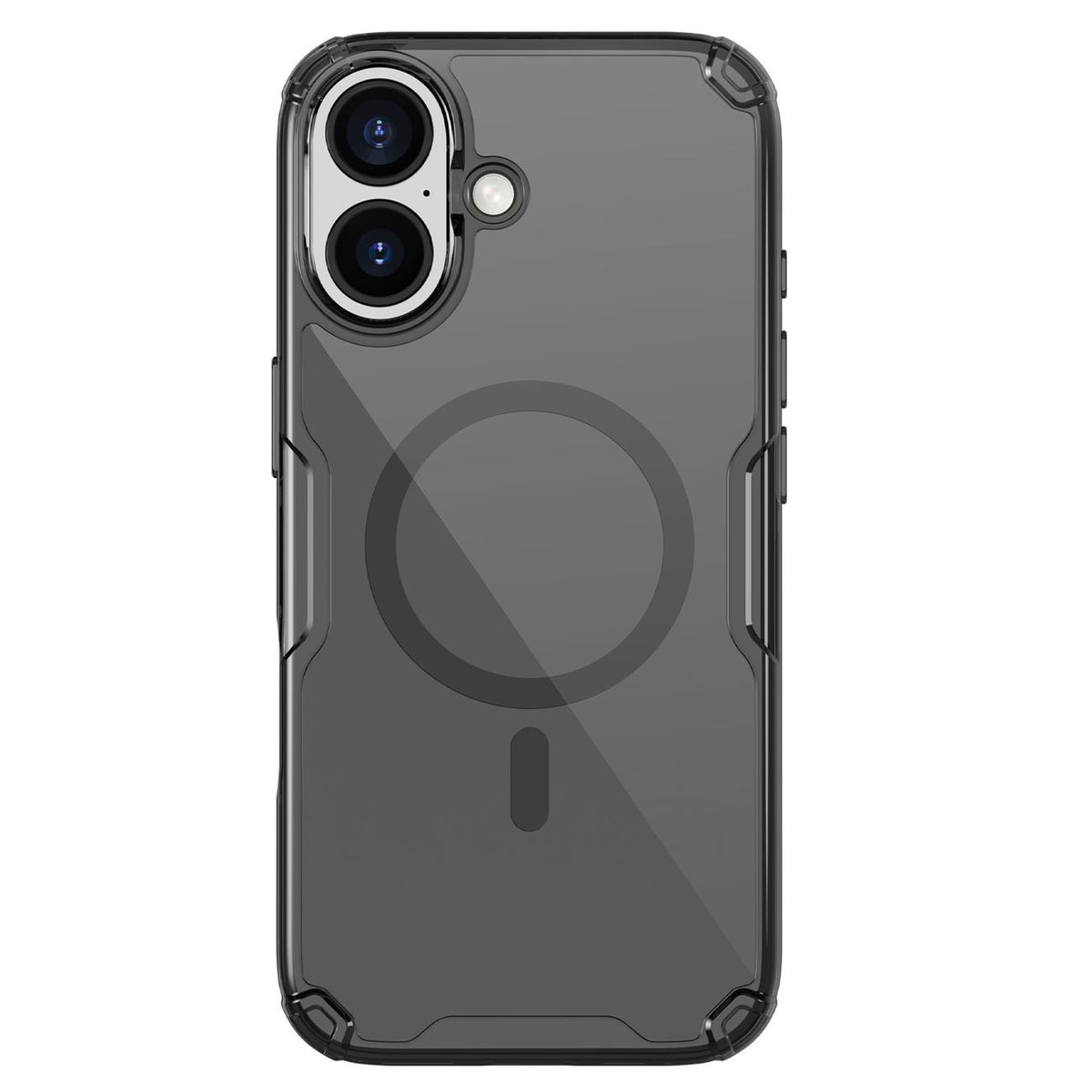 Husa Nillkin Nature TPU Pro Magnetic Compatible cu Magsafe pentru iPhone 17 - Translucent Negru
