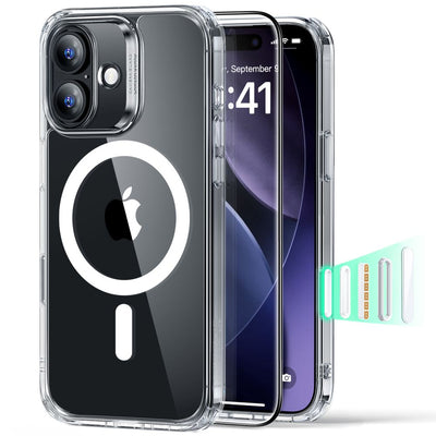Folie ESR Classic Hybrid Magsafe + sticla Set pentru iPhone 17 - Transparent
