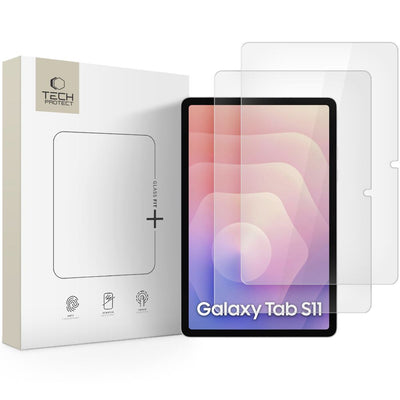 Folie Tech-protect Glass Fit+ 2-pack sticla pentru Samsung Galaxy Tab S11 11.0 - Transparent