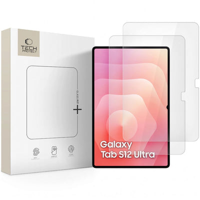 Folie Tech-protect Glass Fit+ 2-pack sticla pentru Samsung Galaxy TAB S8 Ultra / S9 Ultra / S10 Ultra / S11 Ultra 14.6 -