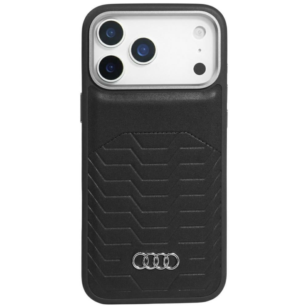 Husa Audi GT Synthetic Leather Magsafe pentru iPhone 17 Pro Max - Negru