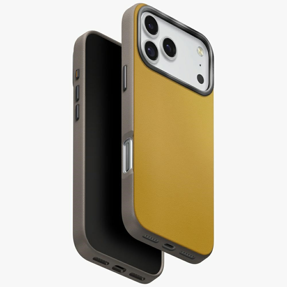 Husa Uniq Lyden DS pentru iPhone 17 Pro Max Magclick Charging - Galben-Gri