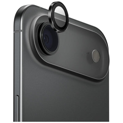 Folie Uniq Optix Aluminum Camera Lens Protector pentru iPhone 17 Air cu Applicator - Negru