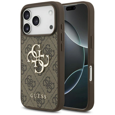 Husa Guess 4G Big Logo pentru iPhone 17 Pro - Maro