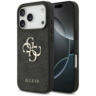 Husa Guess 4G Big Logo pentru iPhone 17 Pro - Negru