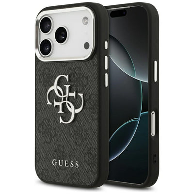 Husa Guess 4G Big 4G Classic Logo pentru iPhone 17 Pro - Negru
