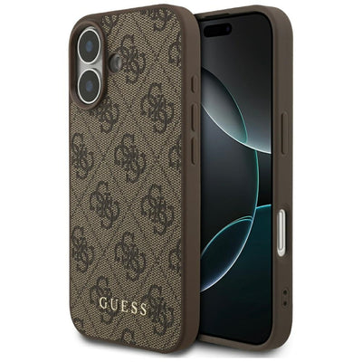 Husa Guess 4G Classic pentru iPhone 17 - Maro
