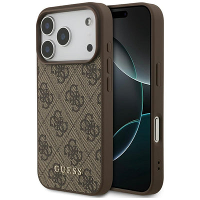 Husa Guess 4G Classic pentru iPhone 17 Pro - Maro