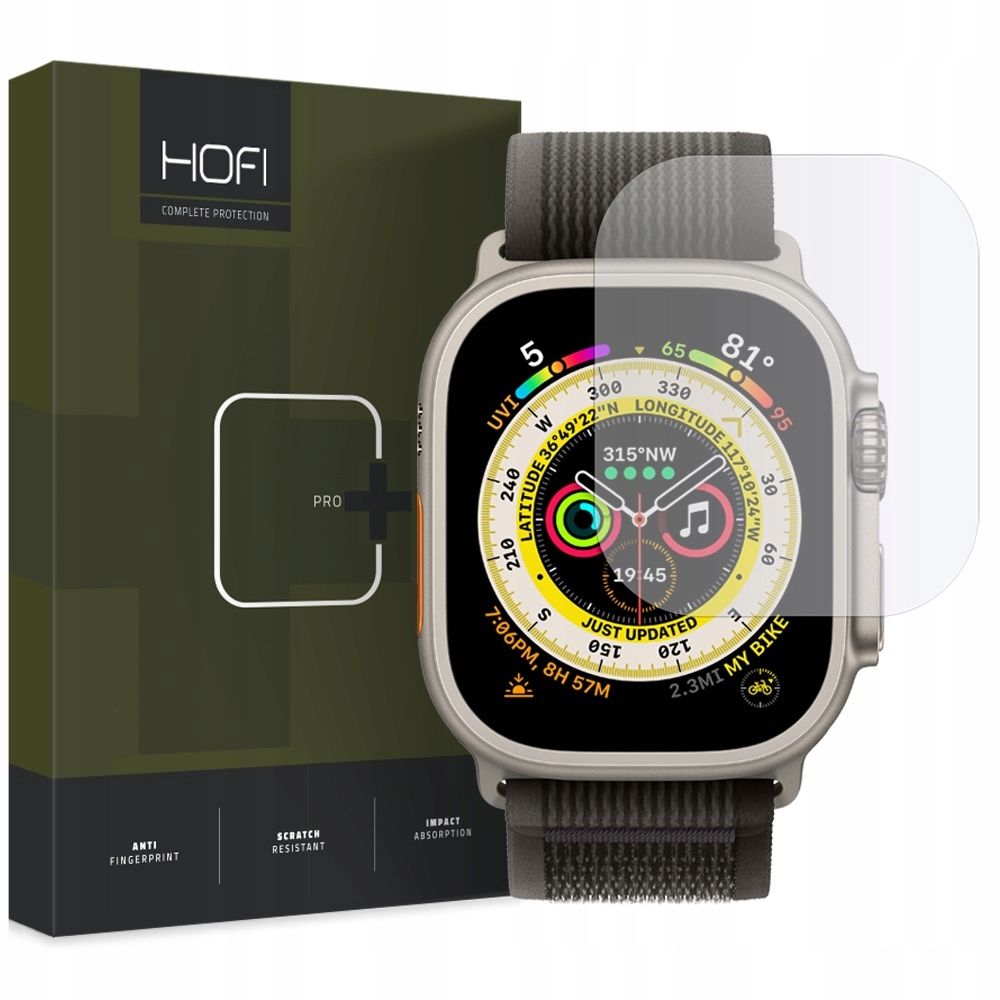 Folie sticla Hofi Pro+ Apple Watch Ultra 1 / 2 / 3 / 4 (49 Mm) Transparent