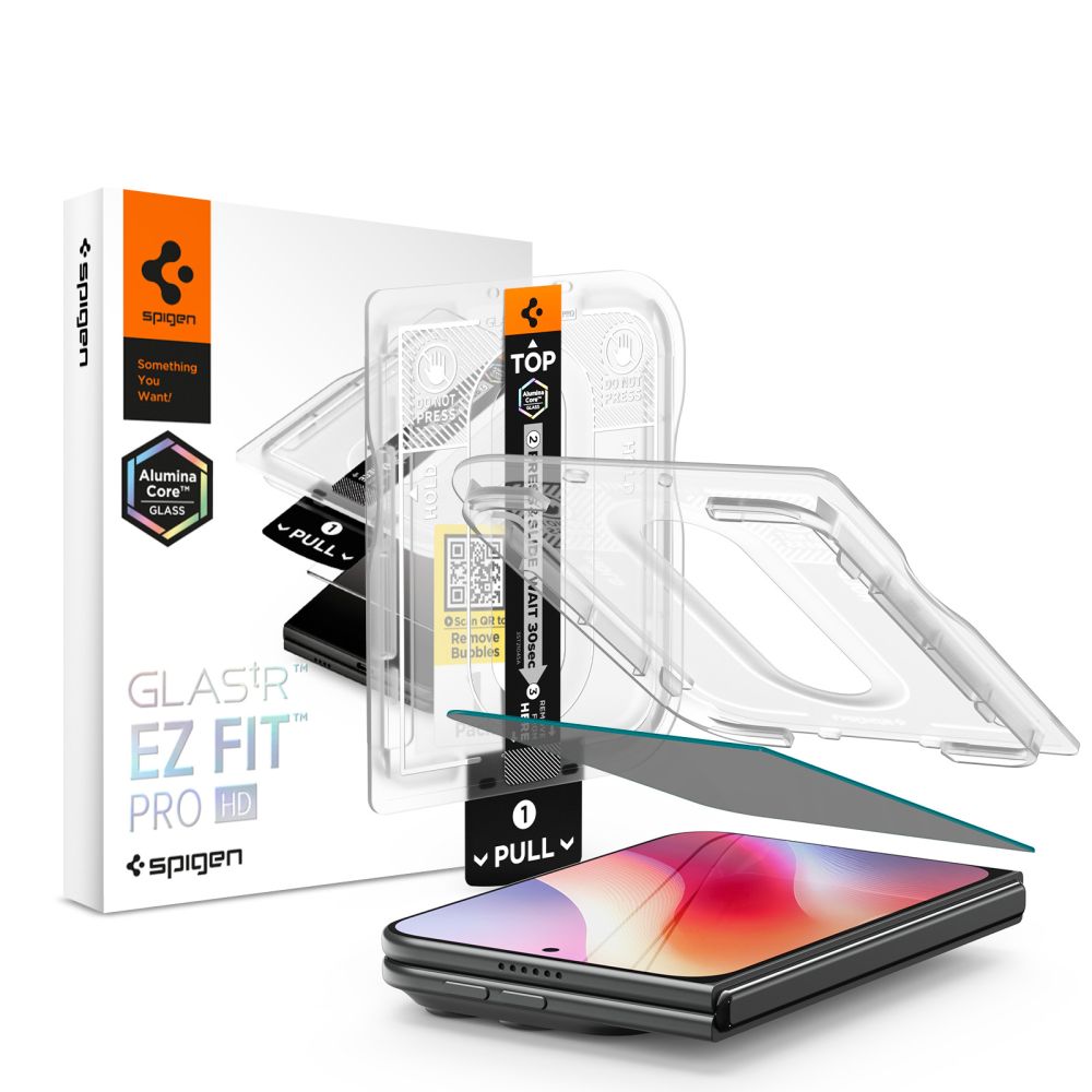 Folie Privacy sticla Spigen Glas.tr EZ Fit Pro AC iPhone Duo Privacy