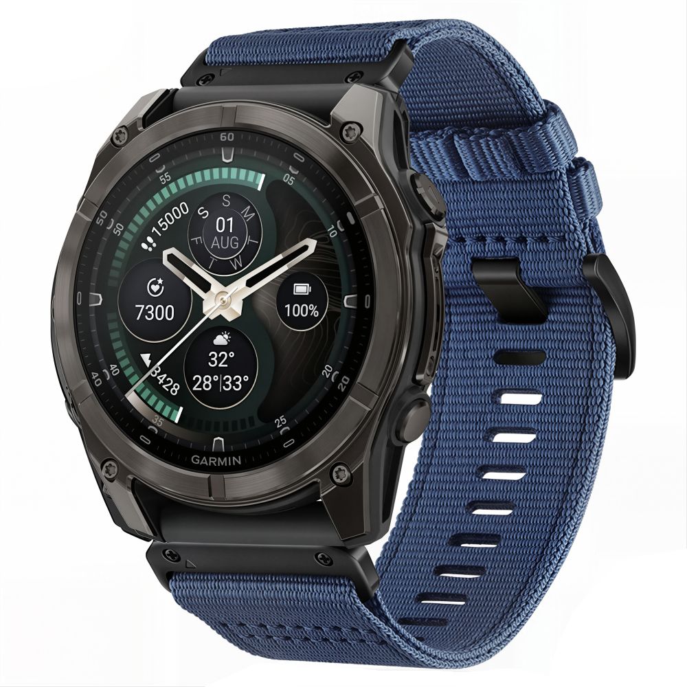 Curea Tech-protect Nylon Classic Garmin Fenix 5X / 5X Plus / 6X / 6X Pro / 7X / 8 / 8 Pro / 9 / 9 Pro (47 Mm) Midnight N