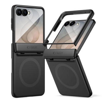 Husa Tech-protect Kevlar Aura Magsafe Galaxy Z Flip 8 Negru