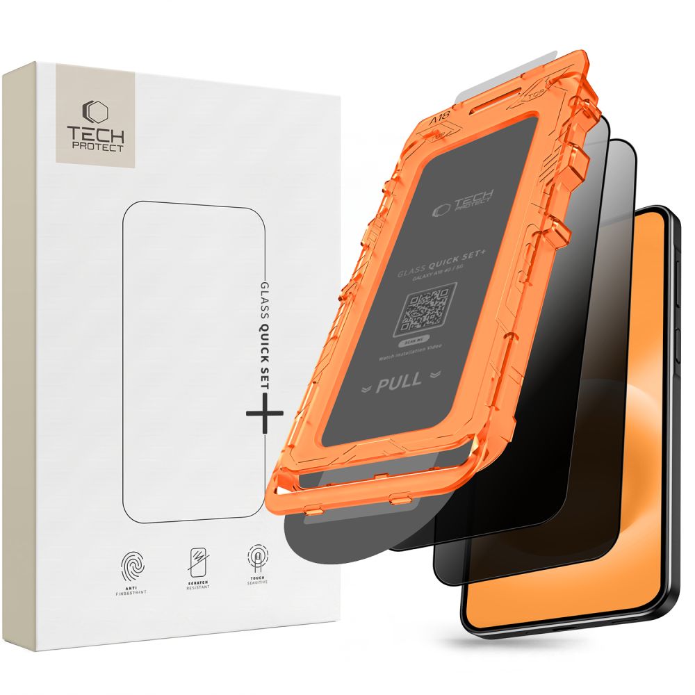 Folie Privacy sticla Tech-protect Quick Set Spy+ 2-pack Galaxy A18 4G / 5G Privacy