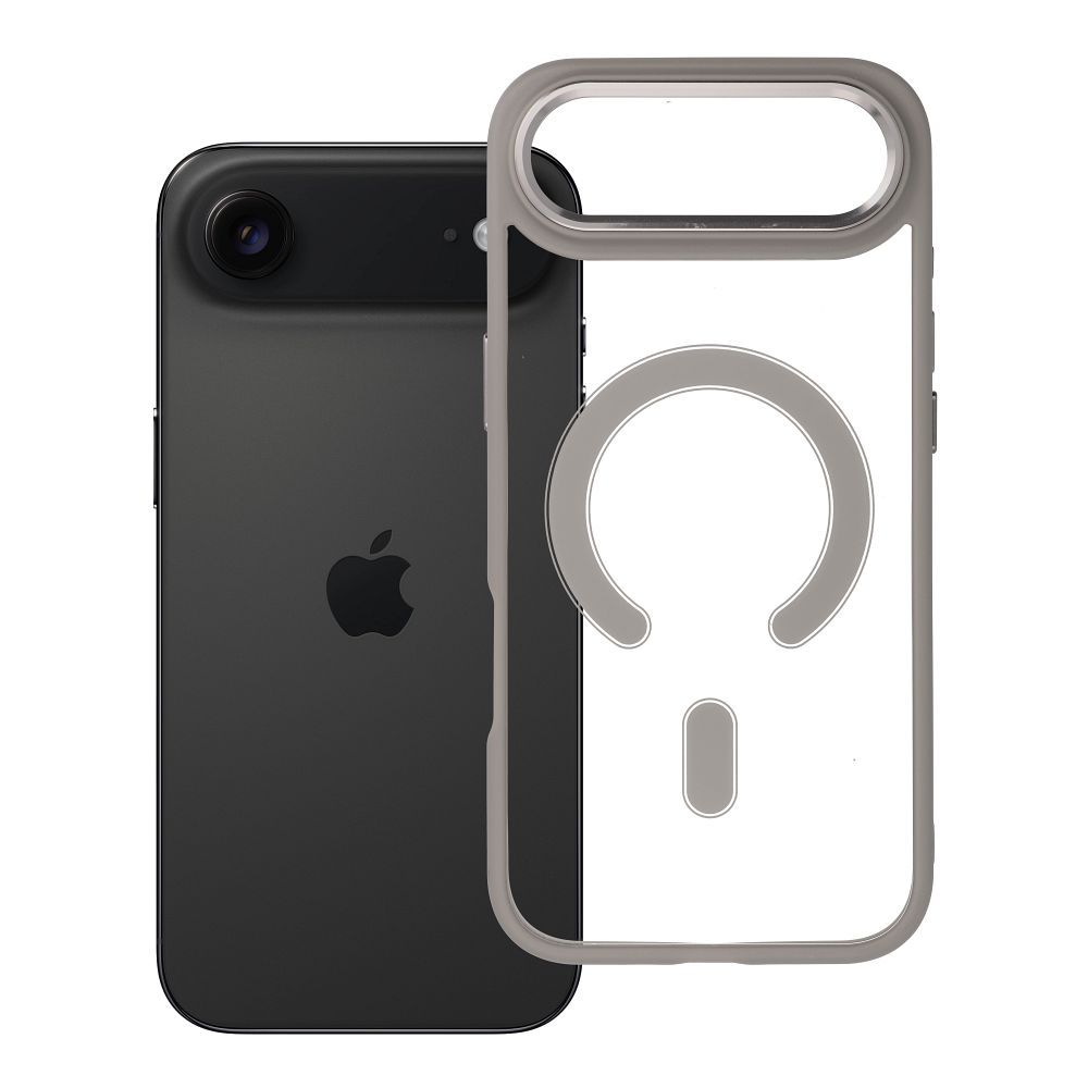 Husa Color Edge Mag pentru iPhone 17 AIR Compatible cu Magsafe Titanium-Gri