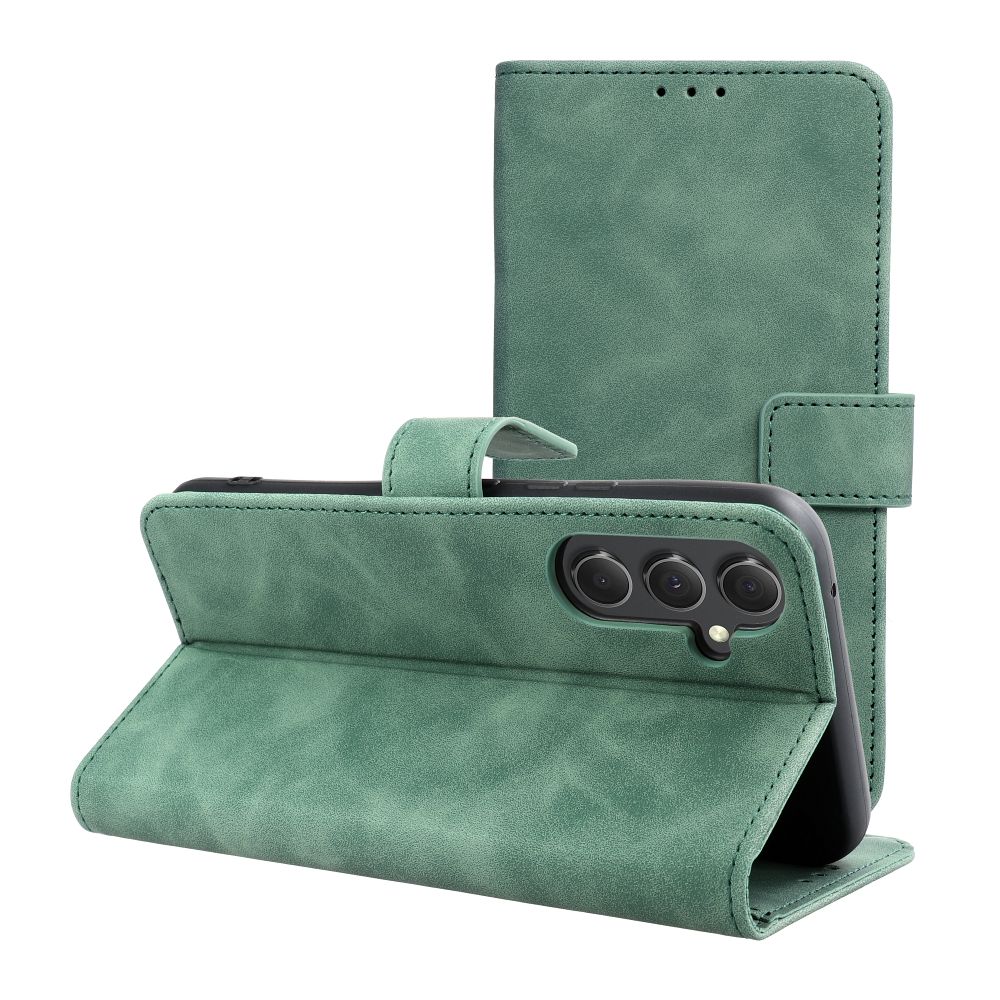 Husa Tender Book Flip pentru Samsung A54 5G Verde