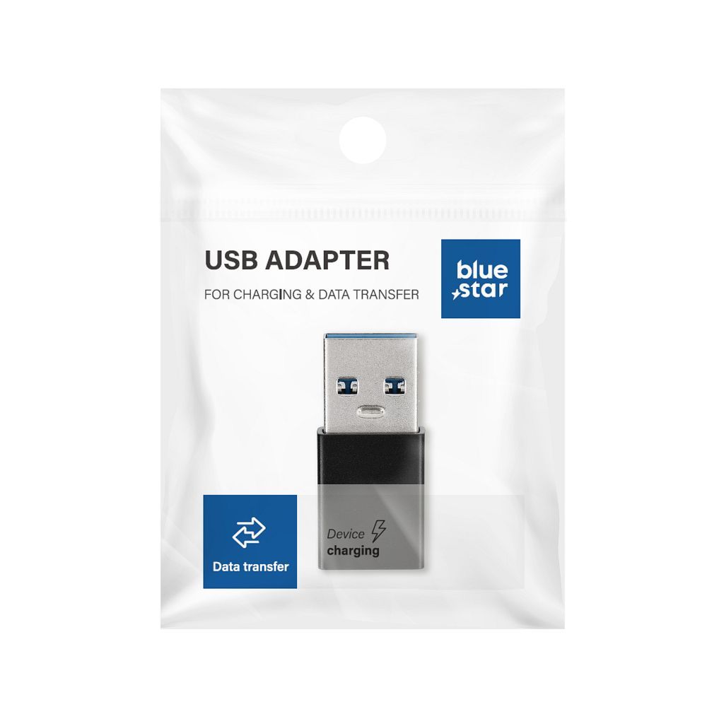 Adaptor Albastru Star Type C To USB A 3.0 - Negru
