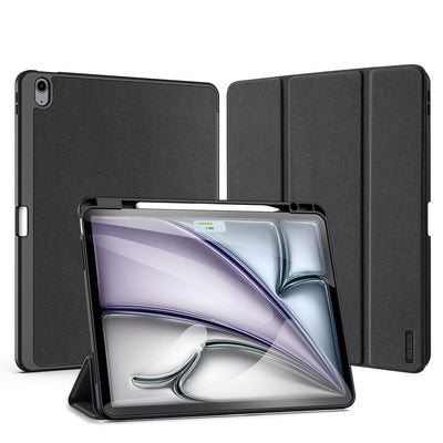 Husa DUX Ducis Domo Foldable cu Pencil Storage pentru iPad Air 13 (2024) Negru