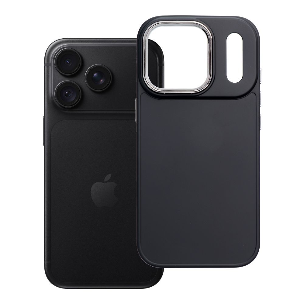 Husa Frame pentru iPhone 18 Pro / 17 Pro Negru