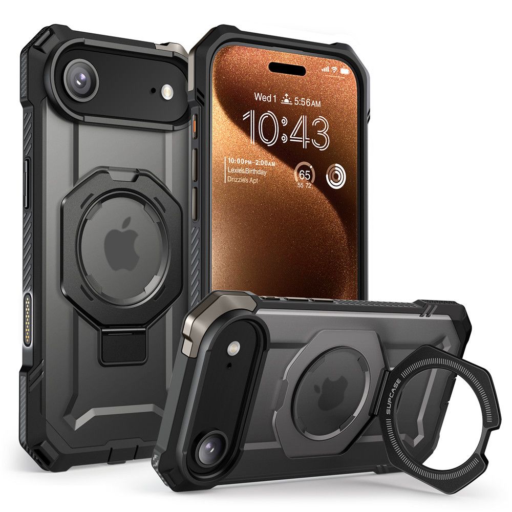 Husa Supcase UB Grip Mag Magsafe pentru iPhone 17 Air - Negru
