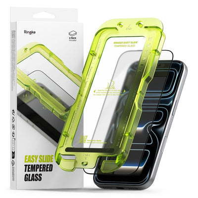 Folie Ringke Easy Slide 2-pack sticla pentru iPhone 17 Pro Max - Negru