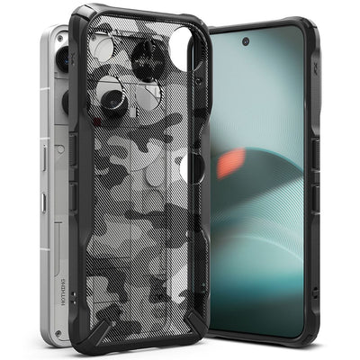Husa Ringke Fusion X pentru Nothing Phone 3 - Gri And Negru