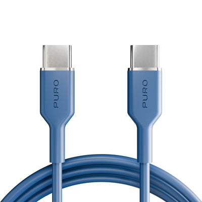 Cablu Puro Icon Usb-c - Usb-c 1.5m - Albastru
