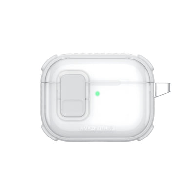 Husa Amazingthing Titan Pro Mag Transparent pentru AirPods Pro 3 - Alb
