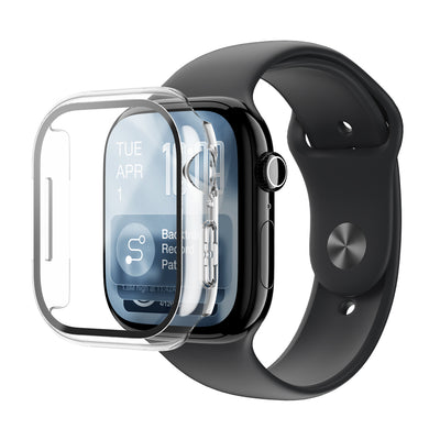 Folie Amazingthing Radix sticla protectie cu Husa pentru Apple Watch Series 11 46mm - Transparent