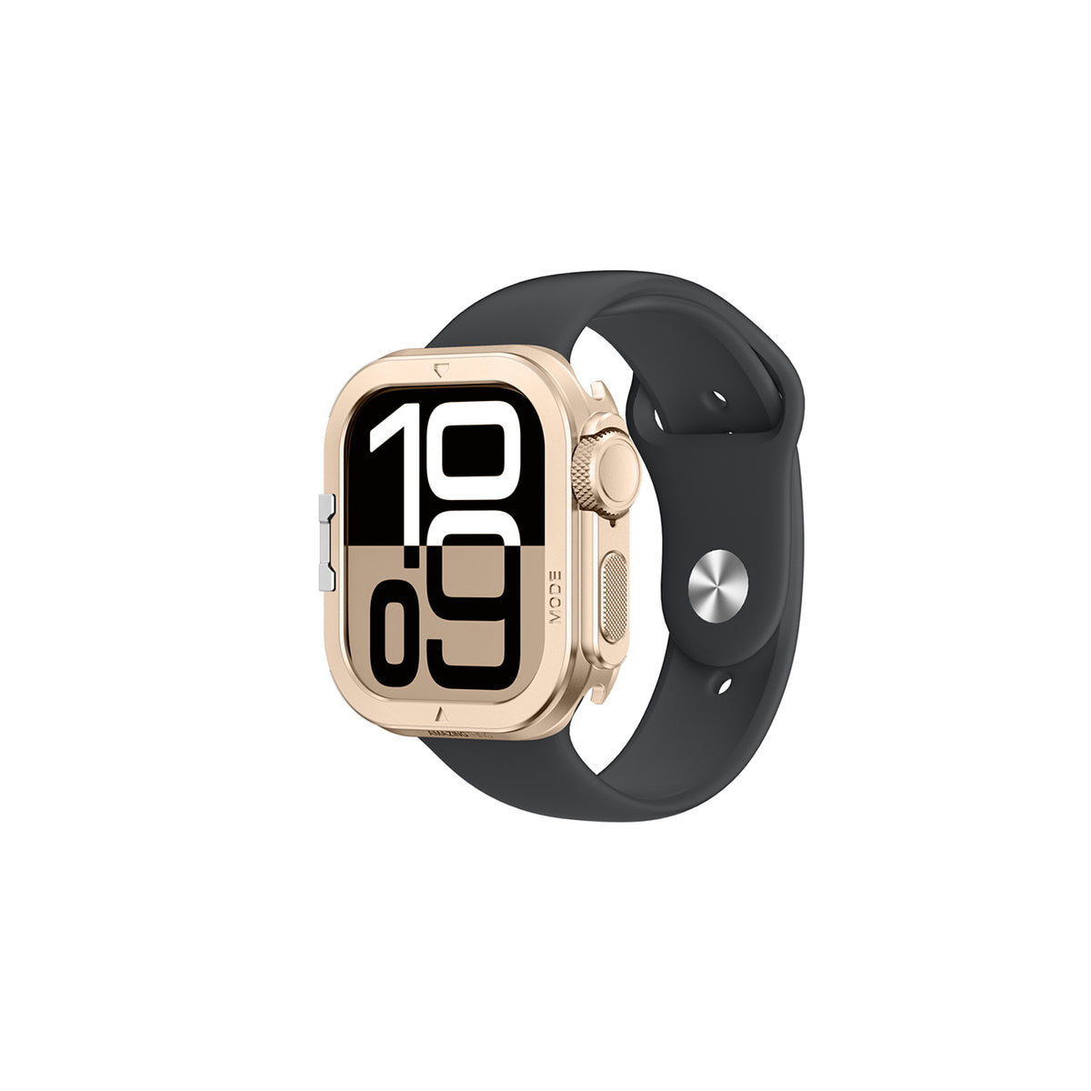 Husa Amazingthing Titan Pro Metal pentru Apple Watch 11 46mm Aluminum - Auriu