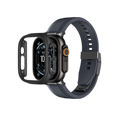 Husa Amazingthing Minimal Protective pentru Apple Watch Uitra 3 49mm - Negru