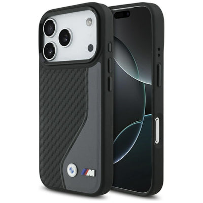 Husa BMW M Carbon Logo Magsafe pentru iPhone 17 Pro - Graphite