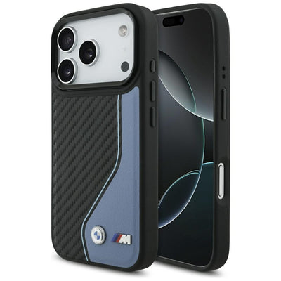 Husa BMW M Carbon Logo Magsafe pentru iPhone 17 Pro - Albastru