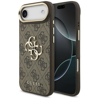 Husa Guess 4G Big 4G Classic Logo pentru iPhone Air - Maro And Auriu