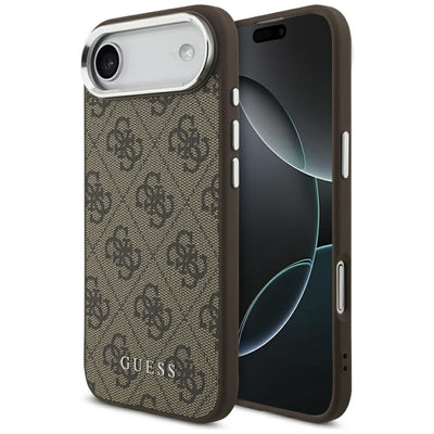 Husa Guess 4G Classic Logo Magsafe pentru iPhone Air - Maro