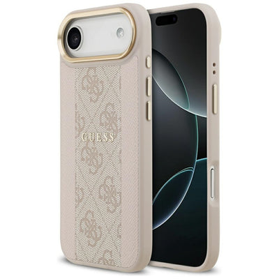 Husa Guess 4G Stripe Magsafe pentru iPhone Air - Roz