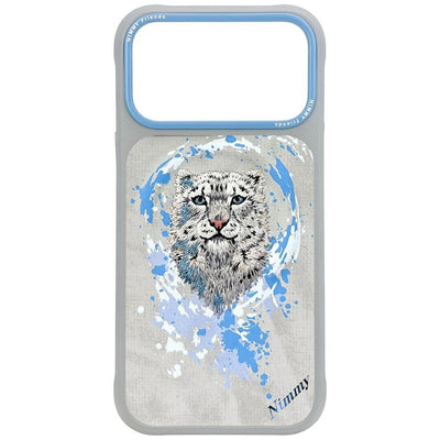 Husa Nimmy Pantera Magsafe pentru iPhone 17 Pro - Gri deschis