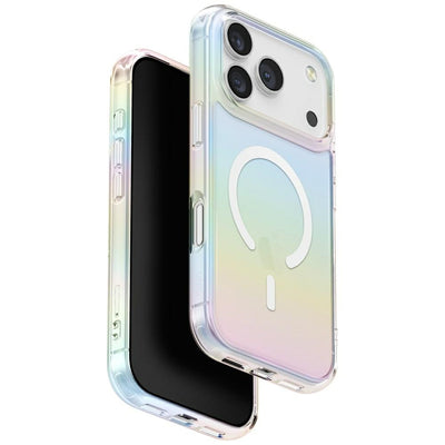 Husa Uniq Iridescia pentru iPhone 17 Pro Max Magclick Charging - Multicolor
