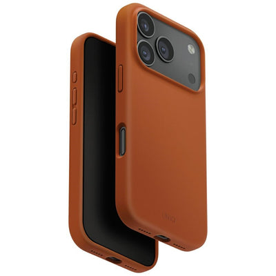 Husa Uniq Lino iPhone 17 Pro Magclick Charging - Portocaliu