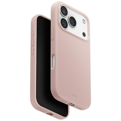 Husa Uniq Lino iPhone 17 Pro Magclick Charging - Roz