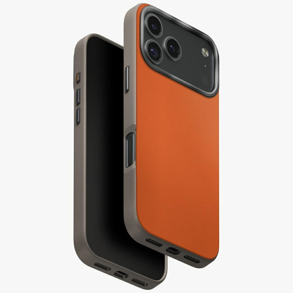 Husa Uniq Lyden DS pentru iPhone 17 Pro Magclick Charging - Portocaliu-Gri