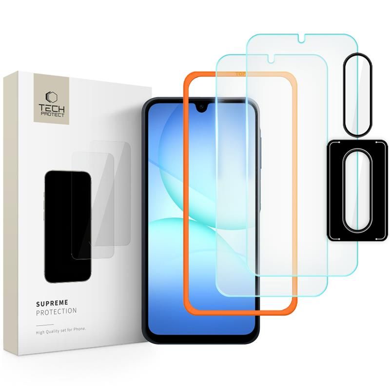 Folie Tech-protect Supreme Easy 3-pack sticla pentru Samsung Galaxy A17 4G / 5G