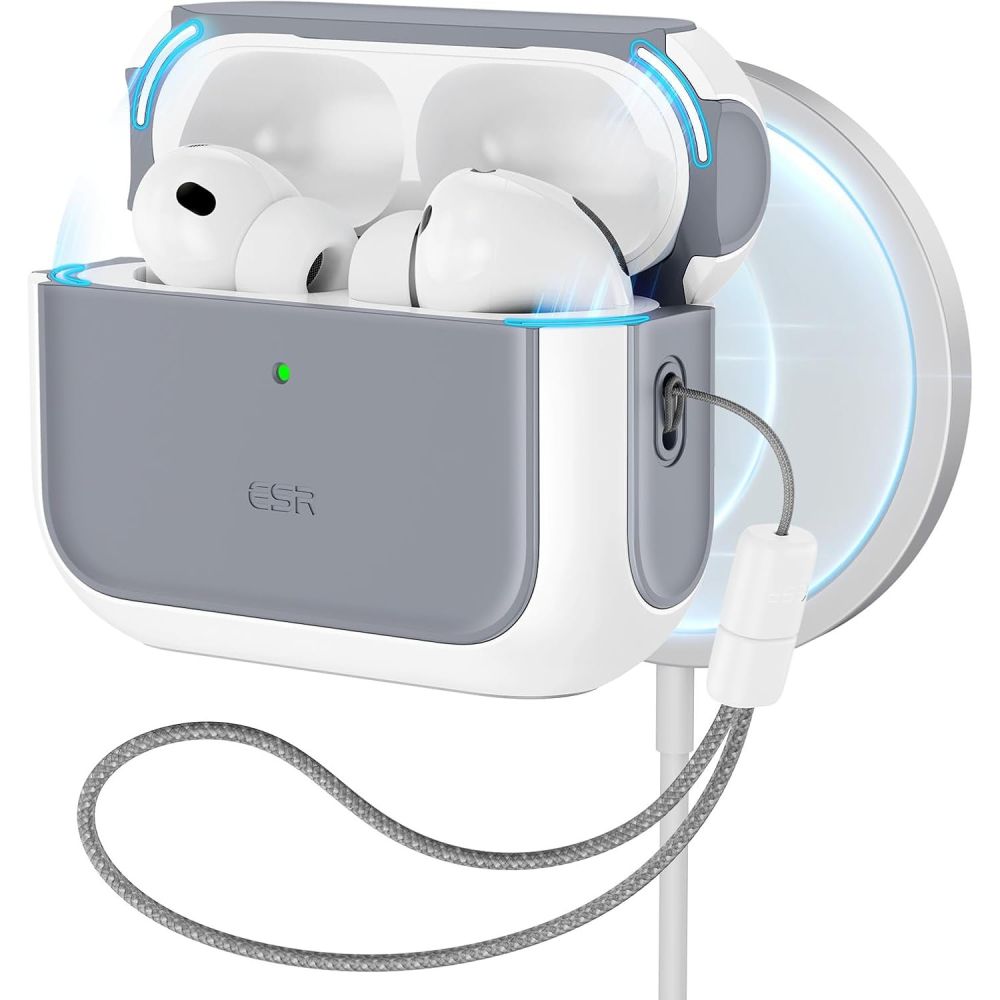 Husa ESR Orbit Halolock Magsafe pentru AirPods Pro 3 - Alb