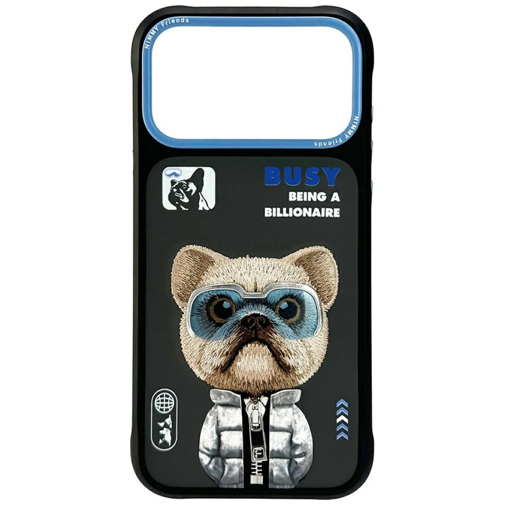 Husa Nimmy Cool&Cute 2.0 Nag pentru iPhone 17 Pro - Negru