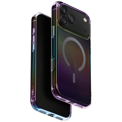Husa Uniq Iridescia pentru iPhone 17 Pro Max Magclick Charging - Multicolor