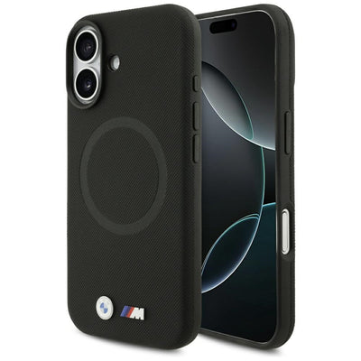 Husa BMW M FW Metal Logo Magsafe pentru iPhone 17 - Negru