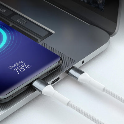 Cablu 3mk Hyper 3mk Hyper N-series Usb-c / Usb-c 1m 20V/3A 60W / Alb