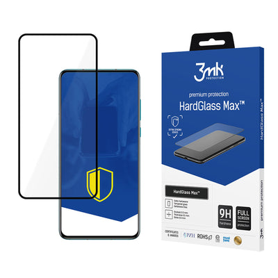 Folie Reinforced sticla 3mk Hardglass Max Negru pentru Huawei P40 Pro + 5G