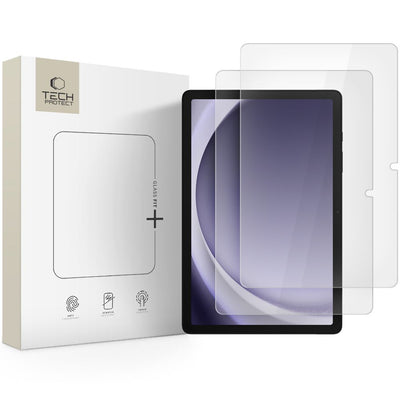 Folie Tech-protect Glass Fit+ 2-pack sticla pentru Samsung Galaxy Tab A9+ / A11+ Plus 11.0 - Transparent