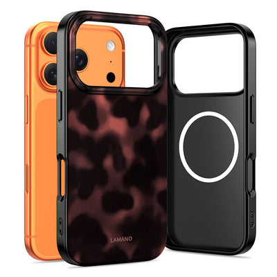 Husa Tech-protect Lamano Magsafe pentru iPhone 17 Pro - Negru And Rosu