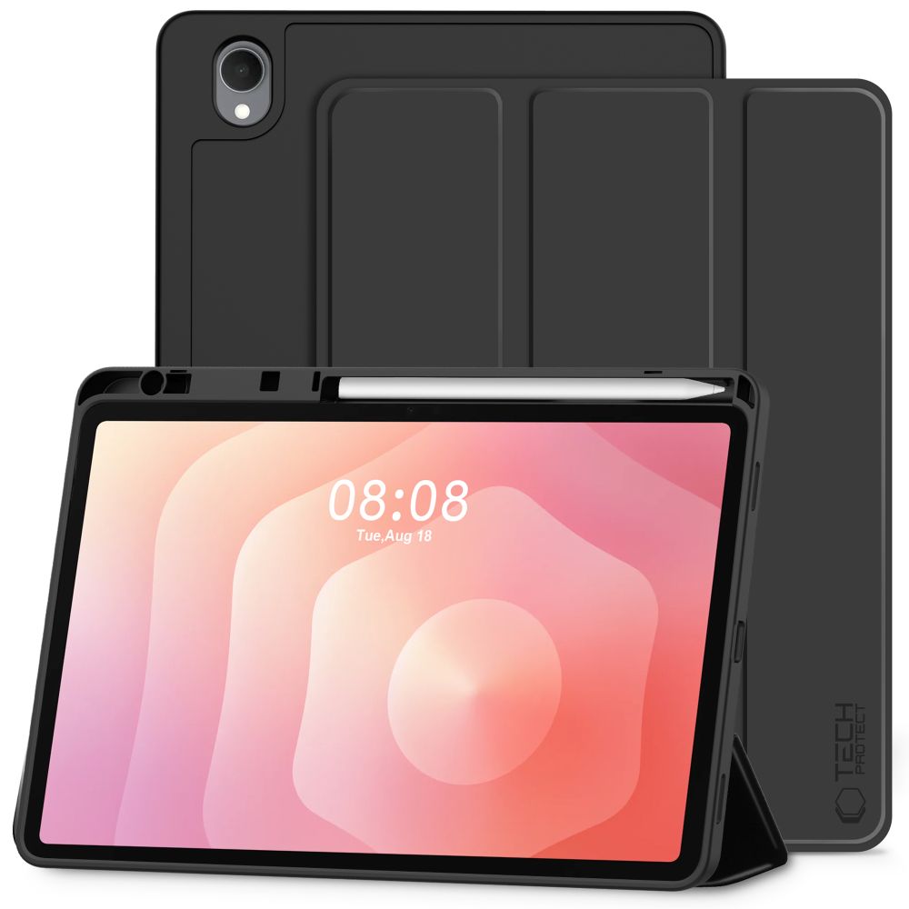 Husa Tech-protect Smartcase Pen pentru Samsung Galaxy Tab S11 11.0 X730 / X736 - Negru